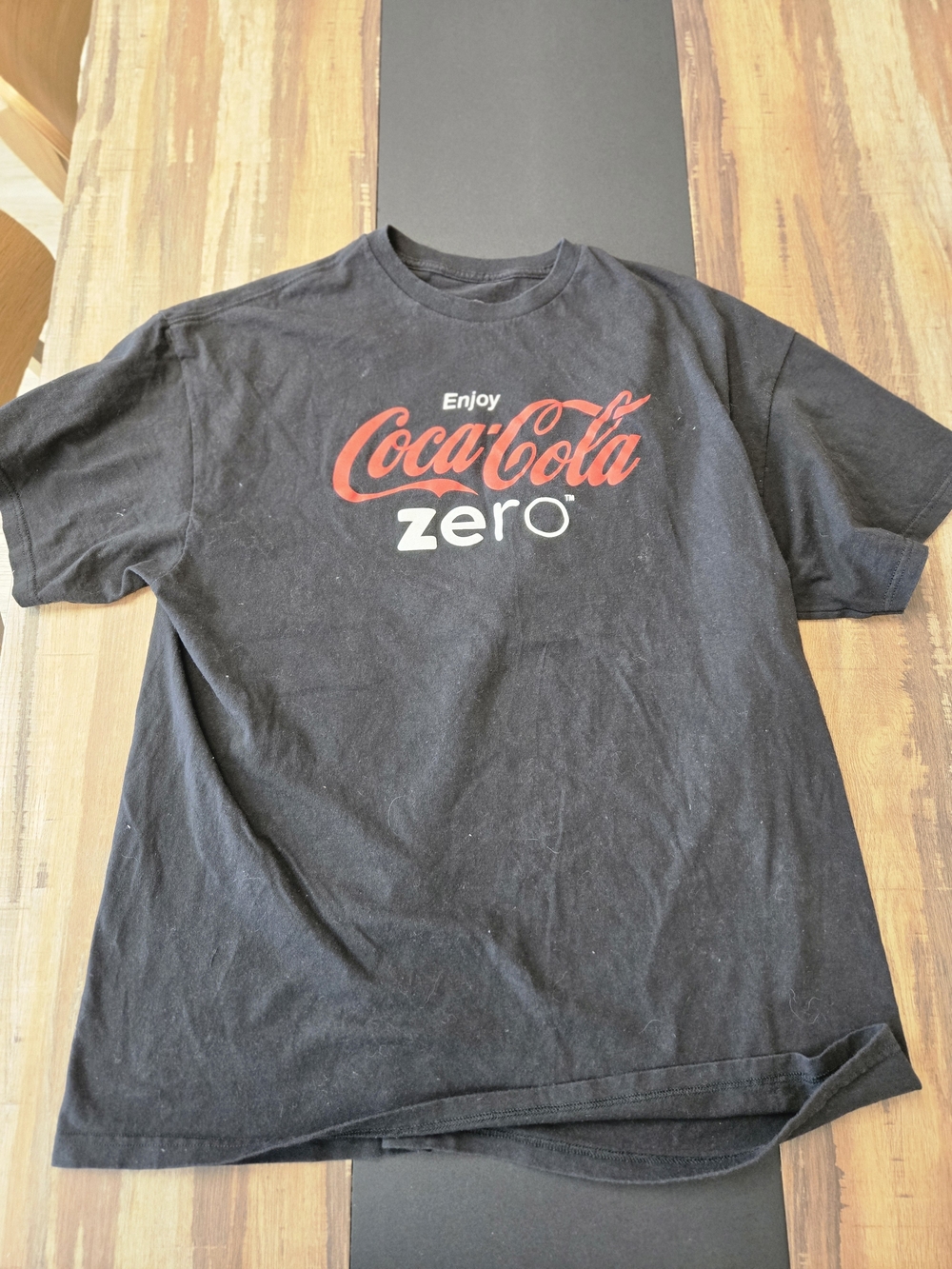 Vintage Style Coca Cola Zero T-Shirt Black Graphic Tee Y2K
